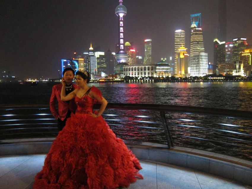 Невеста в красном. (Шанхай). Фото Лимарева В.Н.