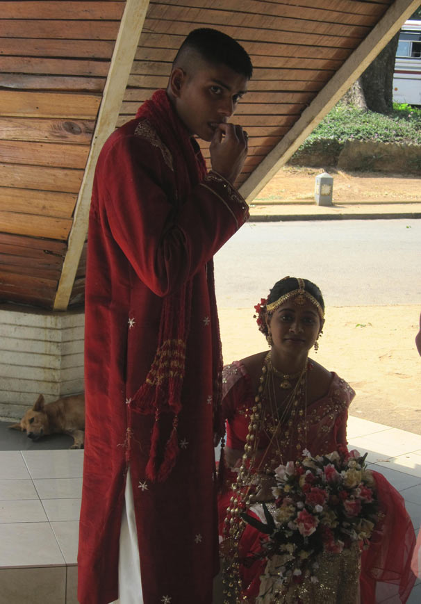 Озабоченный жених или второй день свадьбы. (Шри-Ланка). Фото Лимарева В.Н.