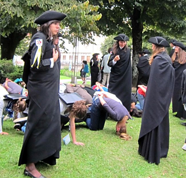 Посвящение студентов в Браге. (Посвящение в студенты в Португалии). (Фото Лимарева В.Н.)